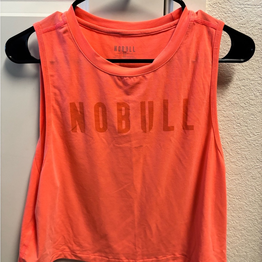 NOBULL Women's Bright Coral Muscle Tee
